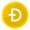 Dog Behind Donut coin icon